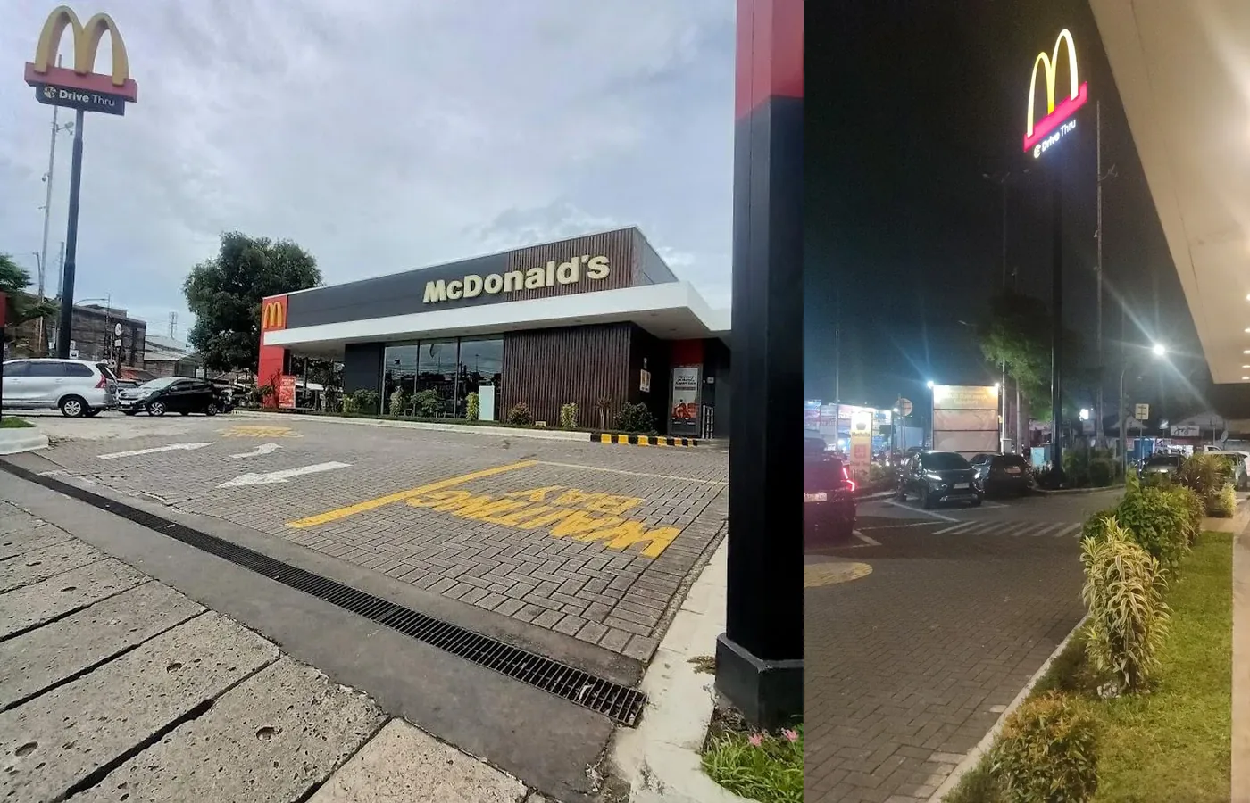 Eksterior dan area Drive Thru McDonald's Bojongsari Depok